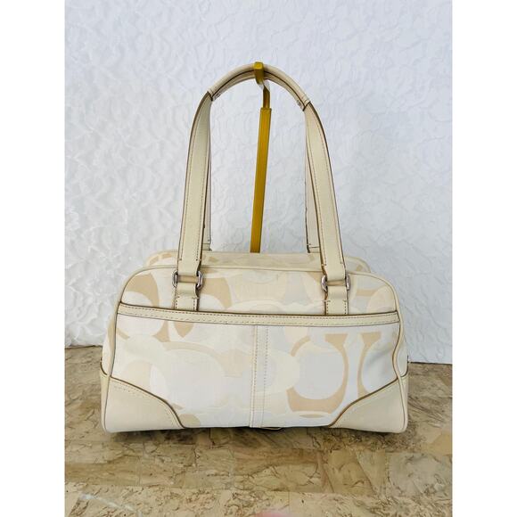 Coach Hampton signature striped multicolored Carryall F13339 - Picture 2 of 10